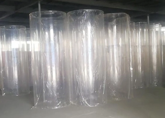 Transparenter Plexiglaszylinder mit großem Durchmesser, gegossenes Acrylrohr