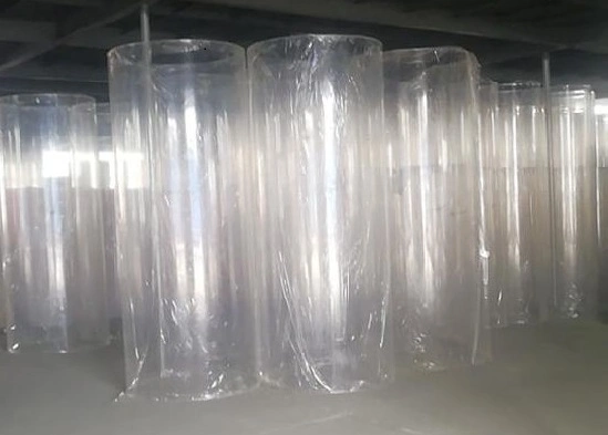 Transparenter Acrylzylinder mit 50 bis 1800 mm Durchmesser, gegossenes Acrylrohr aus PMMA-Plexiglas