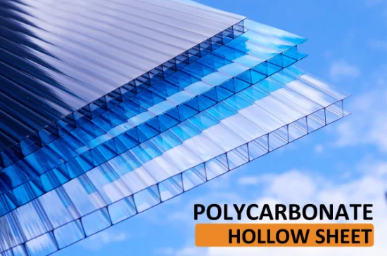 Die meistverkaufte Hohlplatte aus UV-beständigem Polycarbonat für landwirtschaftliche Gewächshäuser